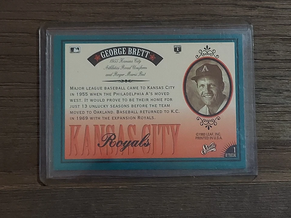 1993 Studio - Heritage Series George Brett #1 - Image 2 of 2