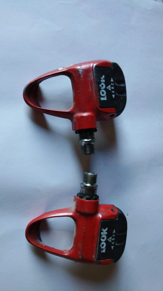 Pédales De Vélo De Course Look Vintage - Pour Cales à Clip - Occasion En Aluminium