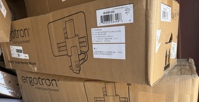 NEW In Box Sealed Ergotron TRACE Single Monitor Mount Matte Black 45-630-224