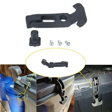 Rubber Flexible T-Handle Hasp Draw Latch for RV Tool Box Cooler Golf Cart Black