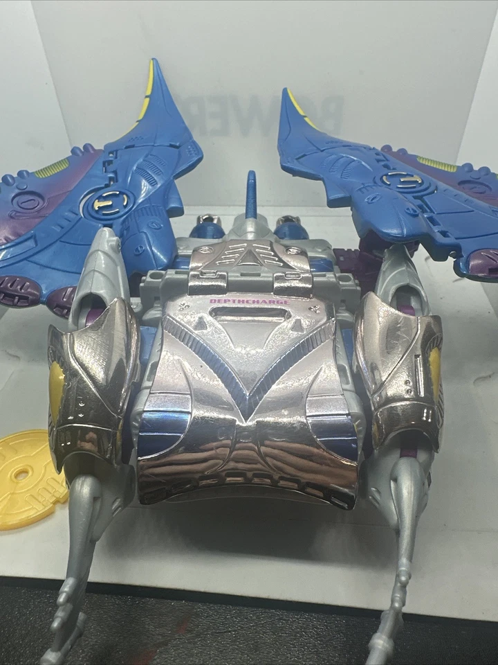 Transformers Beast Wars Transmetal Depth Charge 1998 Parts Incomplete Free Ship - Image 2 of 4
