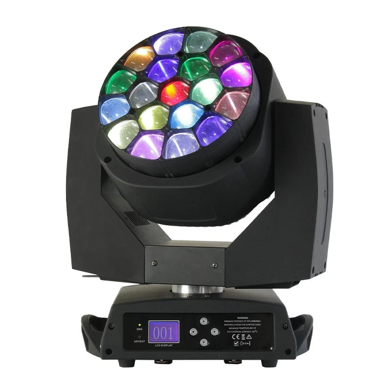 285W 19x15W Full-Color Large Honeycomb Moving Head Zoom Wash Light - Image 2 of 4