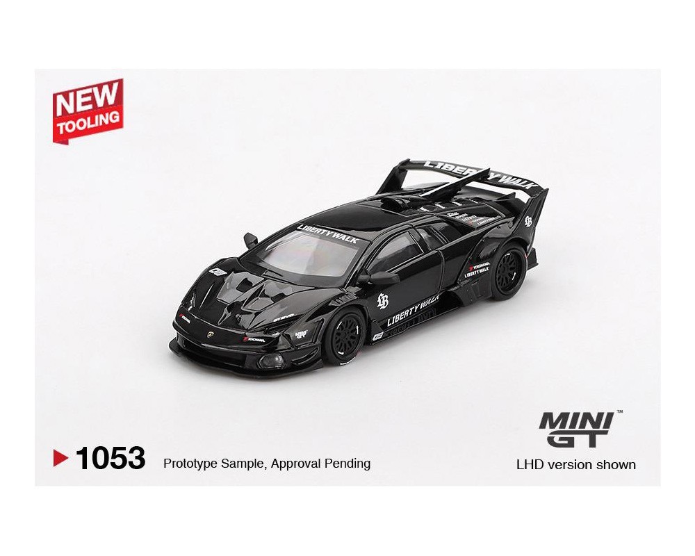 Mini GT Lamborghini LB-Silhouette WORKS MURCIELAGO GT Evo Black