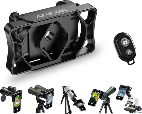 Telescope Phone Adapter, Binocular Photo Adapter for Android & Iphone, Phone Hol - Picture 1 of 12
