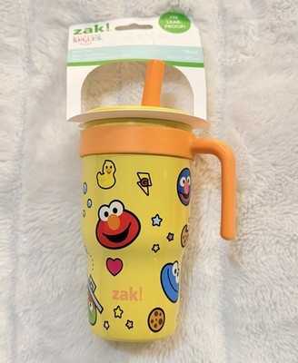 Zak Designs 10oz Sesame Street Kids Handle Tumbler New