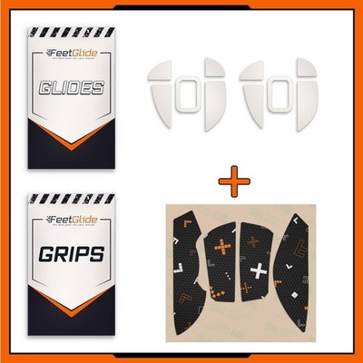 FeetGlide Mouse Skates & Grip Tape Bundle for Bloody R73 Pro / R73 Ultra