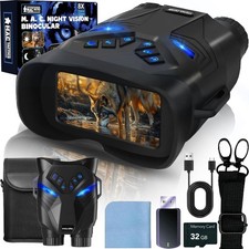 Night Vision Goggles 4K Night Vision Binoculars with 8x Digital Zoom, 7 IR Infra