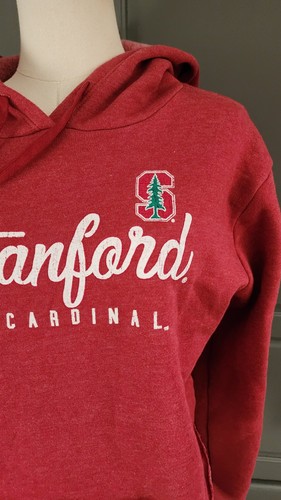 Stanford Cardinal Small Cropped Sweatshirt/Hoodie Auth Blue 84 EUC Soft Fleece - Picture 4 of 6
