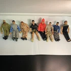 Vintage GI Joe Action Man 12” Figure Lot Hasbro Kenner 1997 1998 Military