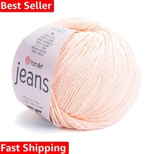 Luxurious Cotton Acrylic Yarn - 174 Yards for Knitting  Crocheting Projects