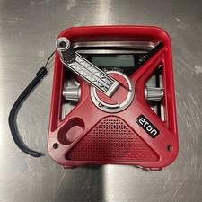 ETON American Red Cross FRX3 self powered weather alert radio. LED