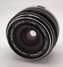 Olympus OM System G.Zukio Auto-W 28mm F/3.5 Wide Angle Prime Lens JAPAN Made