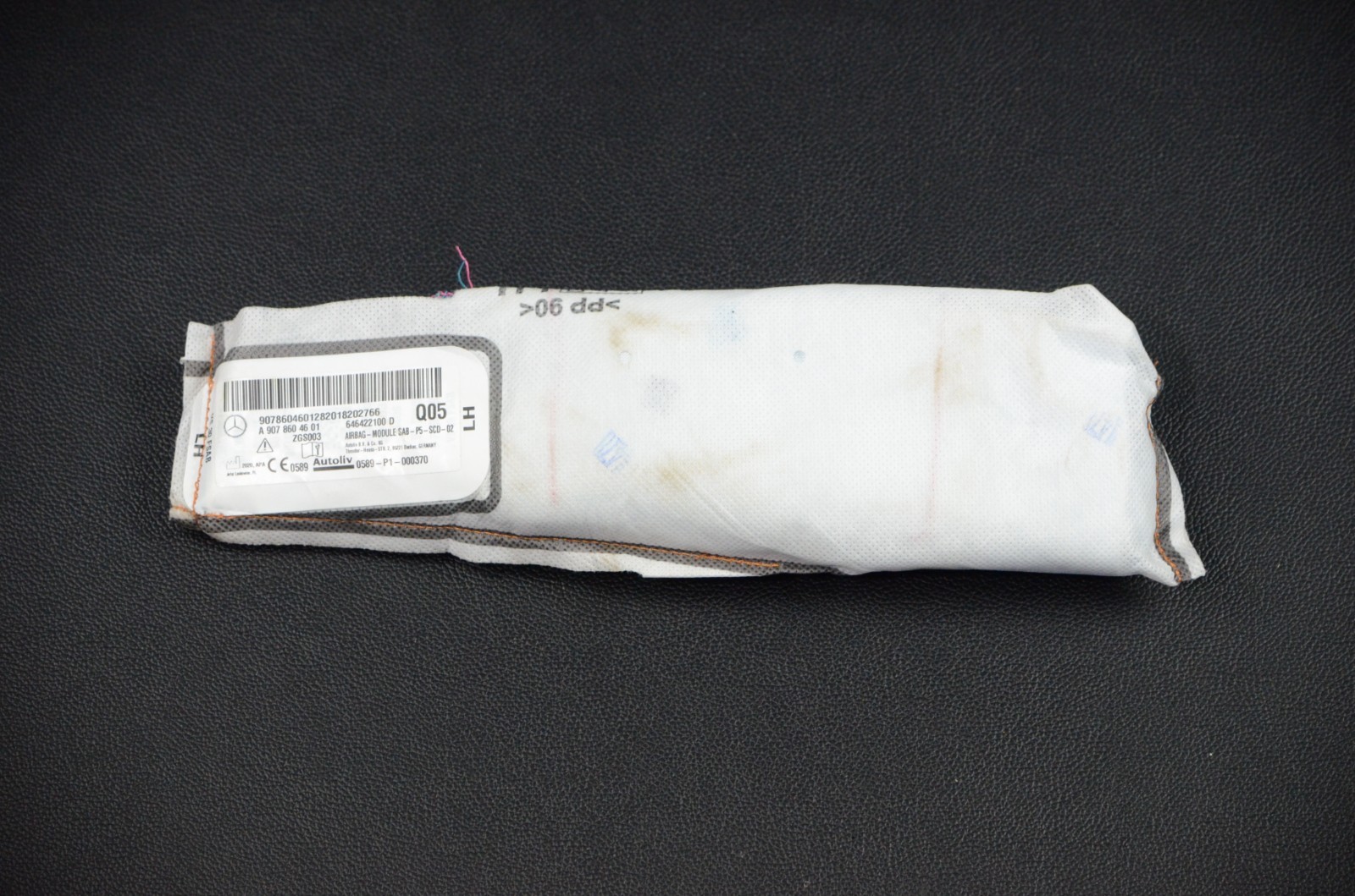 2019-2025 Mercedes Sprinter 4500 W907 Front Left Driver Seat Airbag Genuine OEM