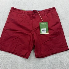 NEW Toad & Co Mission Ridge 8 Brick Red Mens Casual Shorts Size 36