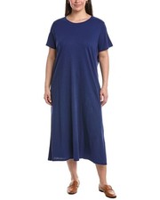 Eileen Fisher Plus Midi Shirtdress Women's