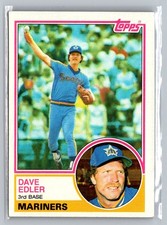 1983 Topps #622 Dave Edler
