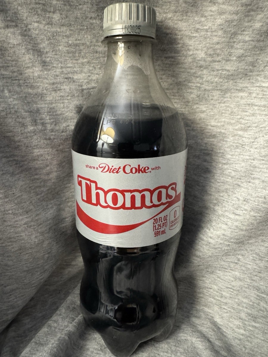 Share A Coke with Thomas 2025 Personalized Gift Coca Cola Bottle