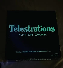 Telestrations After Dark - Adult Party Telephone Board Game needs markers 17+  