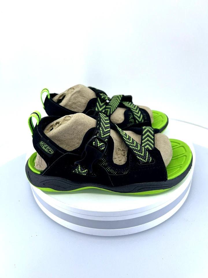KEEN Toddler  Size 13 Rock Iguana Black Green Water & Hiking Shoes Sandals - Image 4 of 4