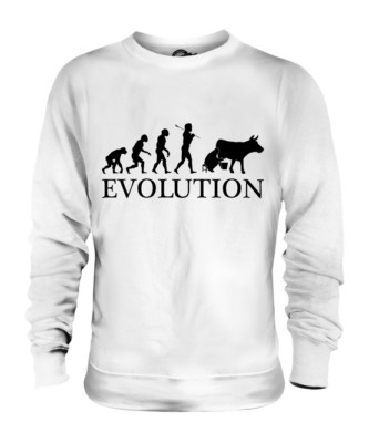 COW FARMER EVOLUTION OF MAN UNISEX SWEATER MENS WOMENS LADIES GIFT GIFT S