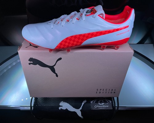 Puma King Football Boots / Platinum 21 FG / UK 10 / Porsche / SPECIAL EDITION - Picture 12 of 15