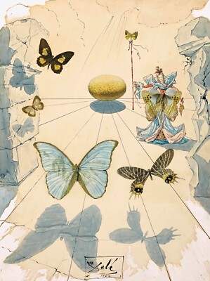 Allegory of Silk By Salvador Dali - Quality Matte Print - FRAME ME 13x19