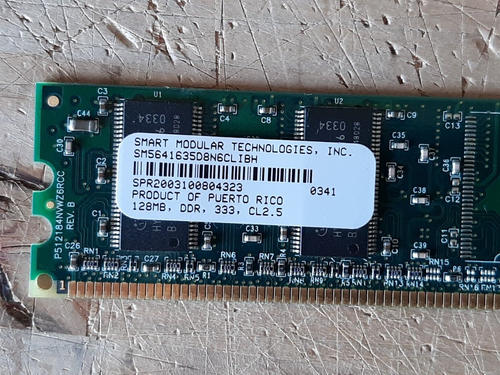 128 MB RAM Smart Modular Technologies SM5641635D8N6CLIBH 333 cl2.5 - Bild 4 von 4