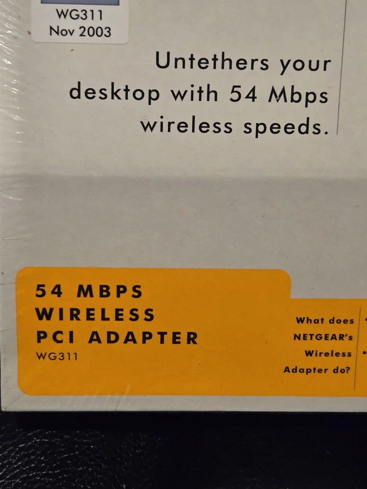 NetGear Wireless WiFi Card PCI Adapter 54Mbps WG311v3 - Image 3 of 4