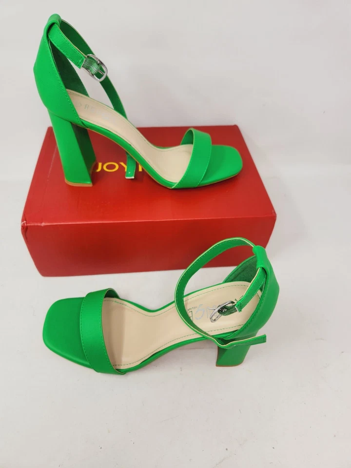 Beautiful Stylish Green High Heel Woman Dress Shoes Business Wear Photo Shoot Re - Image 2 of 4