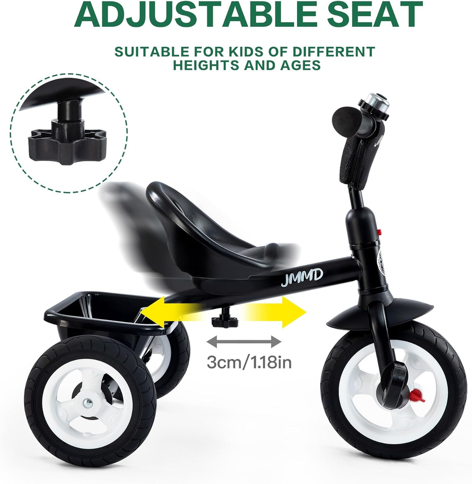 JMMD Toddler Tricycles Age 18 Months to 5 Years, Kids Trike with