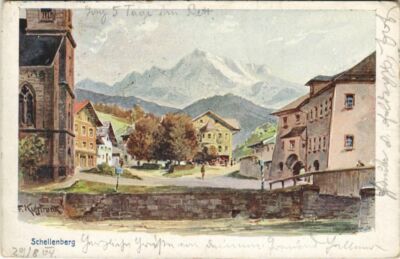 CPA AK Schellenberg - Strassenpartie GERMANY (1063928)