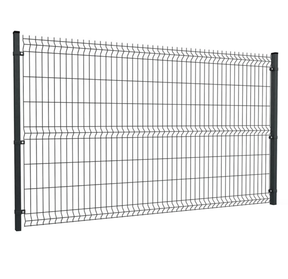 Gartenzaun Zaunfeld Pfosten Anthrazit Verzinkt 1,83m Stabmattenzaun Zaun auf Maß - Bild 2 von 4