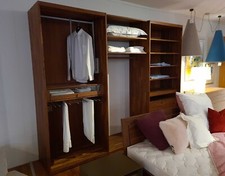 Team 7 - Kleiderschrank Valore offener Korpus Nussbaum - LP 12.111,- EUR