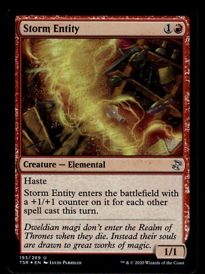 MTG Time Spiral Remastered Storm Entity Foil 193/289 NM/MT 