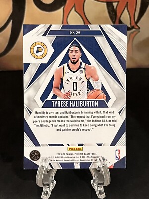 2023-24 Panini Phoenix Tyrese Haliburton #25 Paragon Indiana