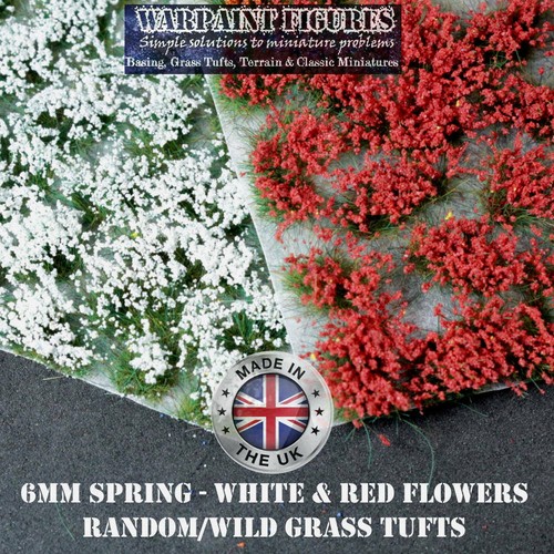 WPF 120X Spring Mix Flowers Static - Self Adhesive Wargames Scenery Railways - Picture 24 of 26