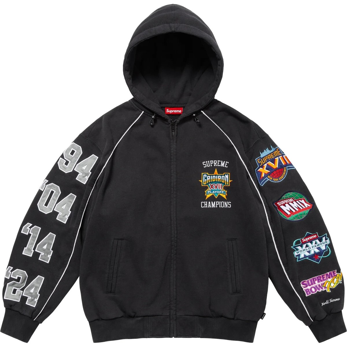 Supreme Playoffs Zip Up Hooded Sweatshirt 3colors 25SS | eBay