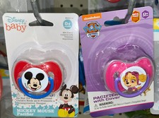 PAW PATROL Pacifiers with Cover Set of 2 BPA FREE Nickelodeon Baby Accessories