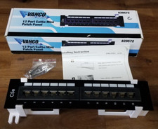 Vanco 12-portowy mini panel krosowy Cat5e (c)
