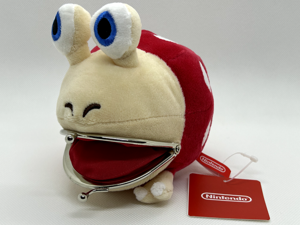 Pikmin Red Bulborb Plush Gamaguchi Purse Keychain coin Nintendo