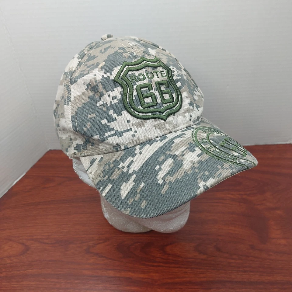 Gorra Route 66 digital camuflaje correa trasera Foto 3 de 4