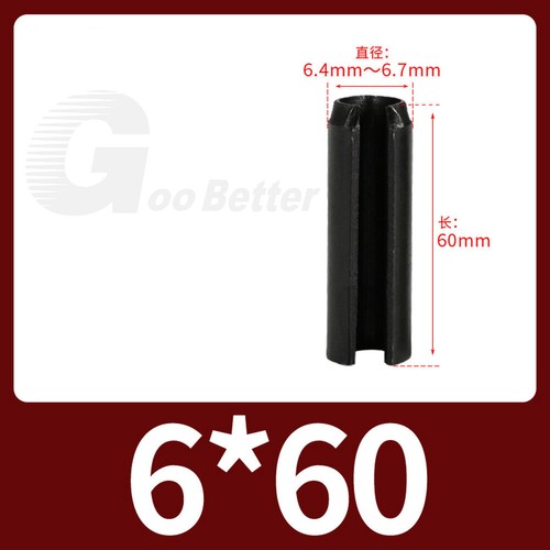 Spannstifte Spannhülsen Hohlsplinte Schwarz Verzinkt Stahl DIN 1481 1.5mm - 12mm - Picture 103 of 147