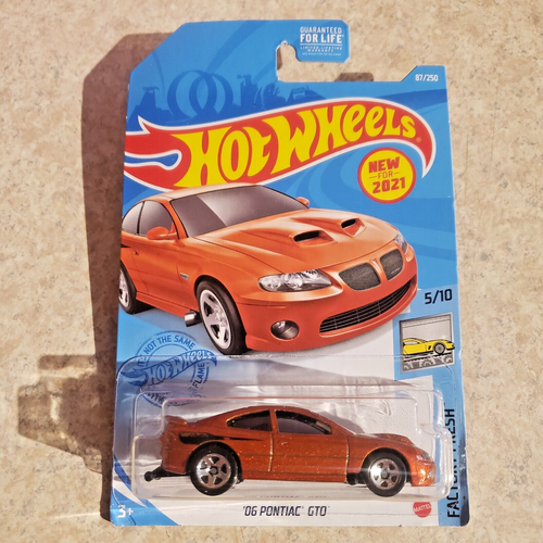 2021 Hot Wheels #87 Factory Fresh 5/10 '06 PONTIAC GTO Burnt Orange w/Chrome 5Sp