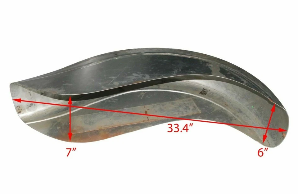 Indian Chief Civilian Plunger Front Skirt Mudguard Fender Post War Model - Image 2 of 4