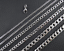 Edelstahlkette Panzerkette Halskette Silber Herren Damen Modeschmuck RN9939