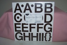 2008 Creative Memories Stickers Brown Monograms SIMPLE 2 Sheets NEW in Pack