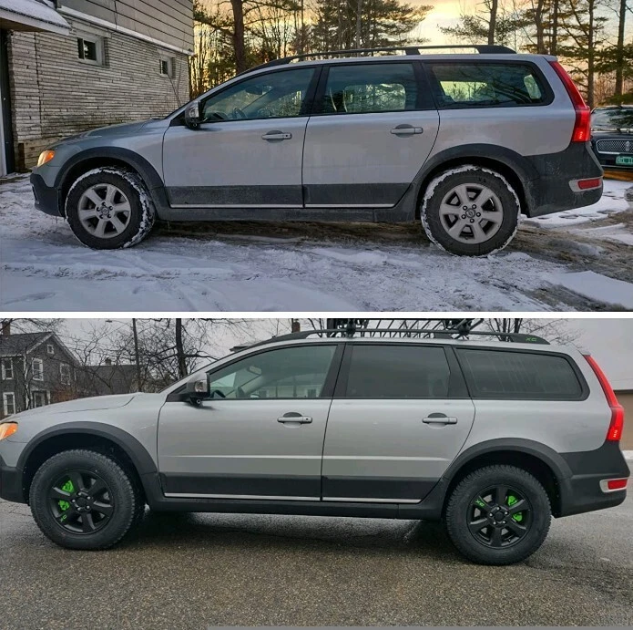 LIFT KIT 30mm 1.2" PU for Volvo V70 XC60 XC70 Car Spacers Front and Rear - Image 2 of 4