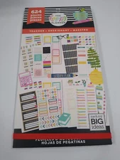 NEW! The Happy Planner Teacher Sticker Book 624 Pieces