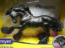 Breyer NEW * Obsidian * 1841 Unicorn Gypsy Vanner Traditional Model Horse