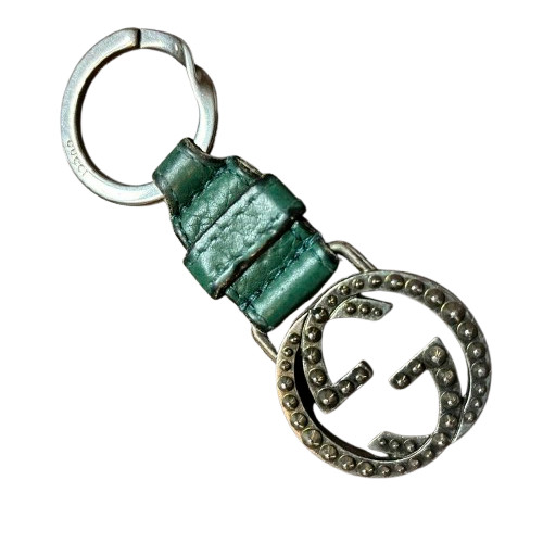 GUCCI Interlocking G Charm Key Ring Key Chain Stu… - image 1